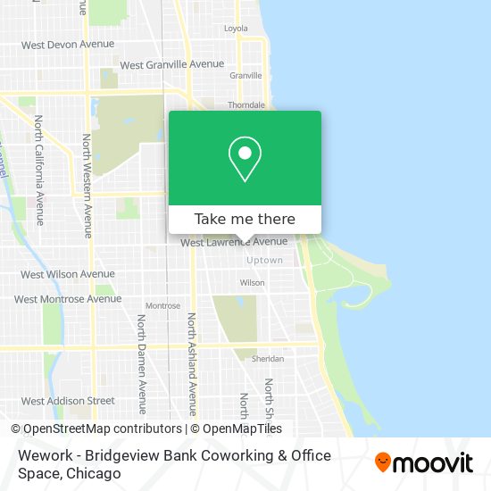 Mapa de Wework - Bridgeview Bank Coworking & Office Space