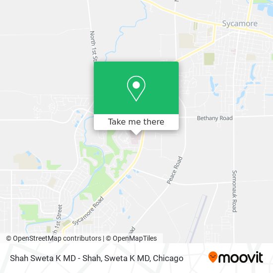 Mapa de Shah Sweta K MD - Shah, Sweta K MD