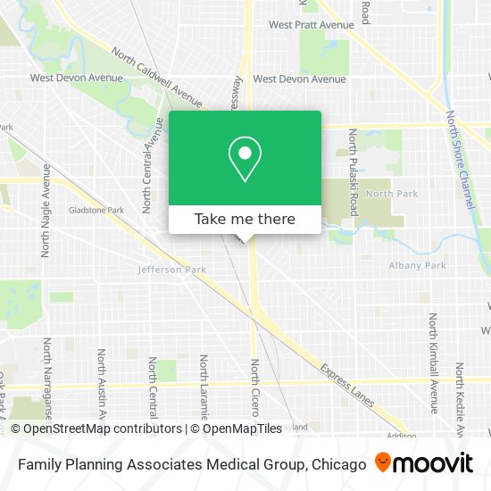 Family Planning Associates Medical Group map