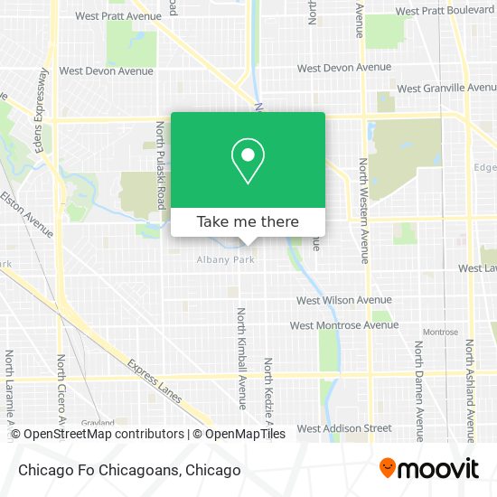 Chicago Fo Chicagoans map