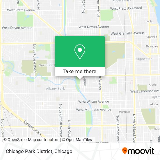 Mapa de Chicago Park District