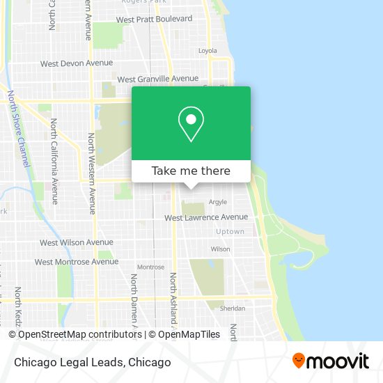 Chicago Legal Leads map