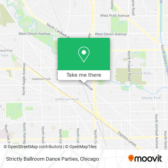 Strictly Ballroom Dance Parties map