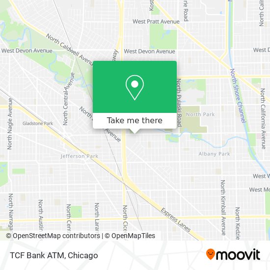 TCF Bank ATM map