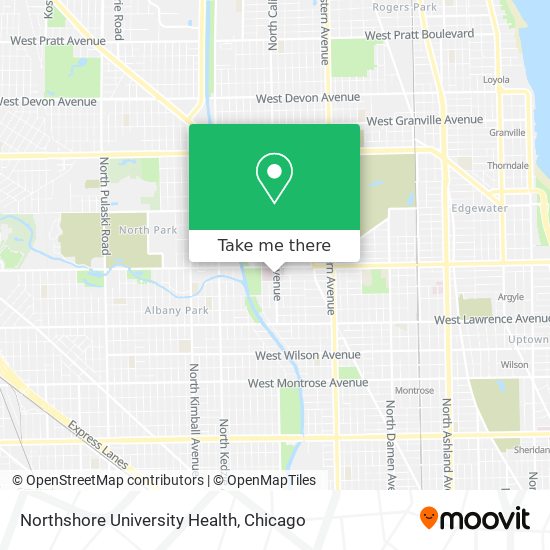 Northshore University Health map