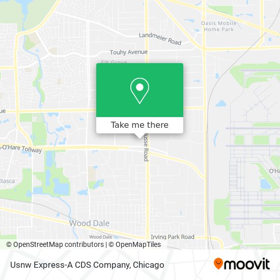 Mapa de Usnw Express-A CDS Company