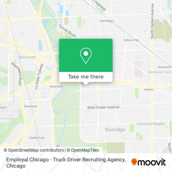 Employal Chicago - Truck Driver Recruiting Agency map