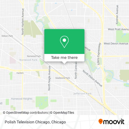 Mapa de Polish Television Chicago