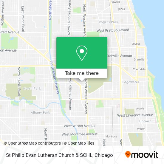 St Philip Evan Lutheran Church & SCHL map