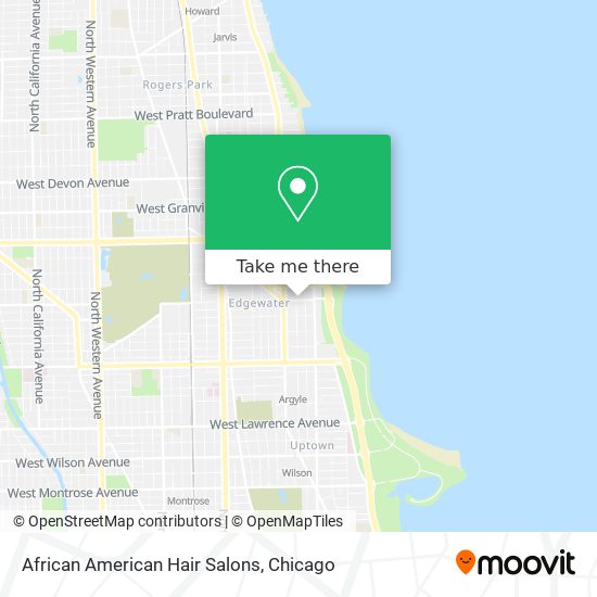 Mapa de African American Hair Salons