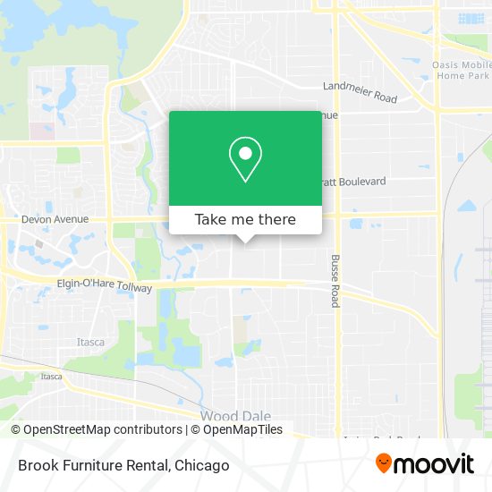 Brook Furniture Rental map