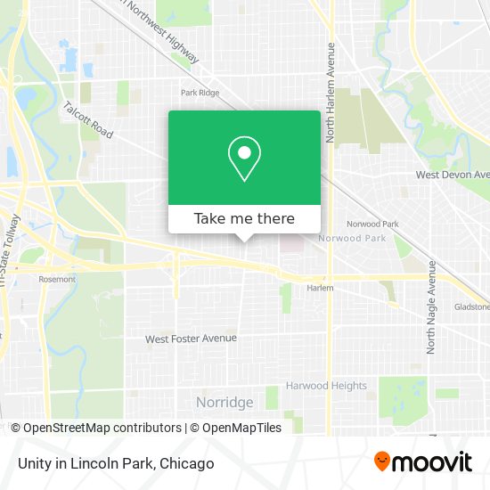 Unity in Lincoln Park map