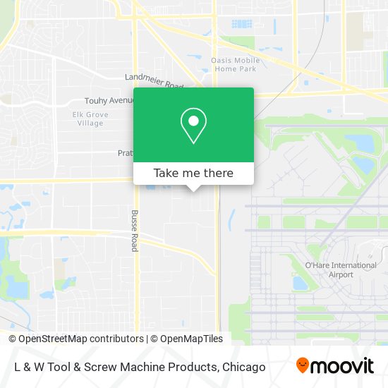 L & W Tool & Screw Machine Products map