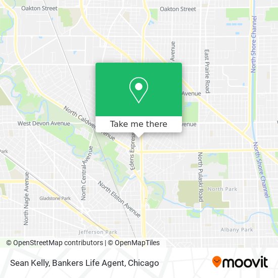 Sean Kelly, Bankers Life Agent map