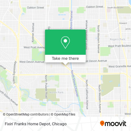 Fixin' Franks Home Depot map