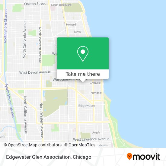 Edgewater Glen Association map