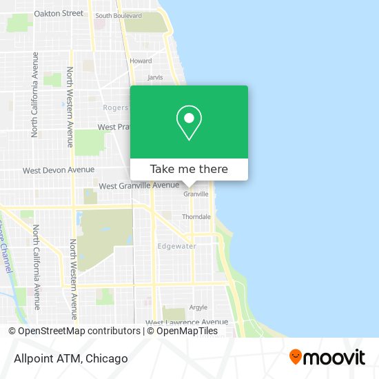 Allpoint ATM map