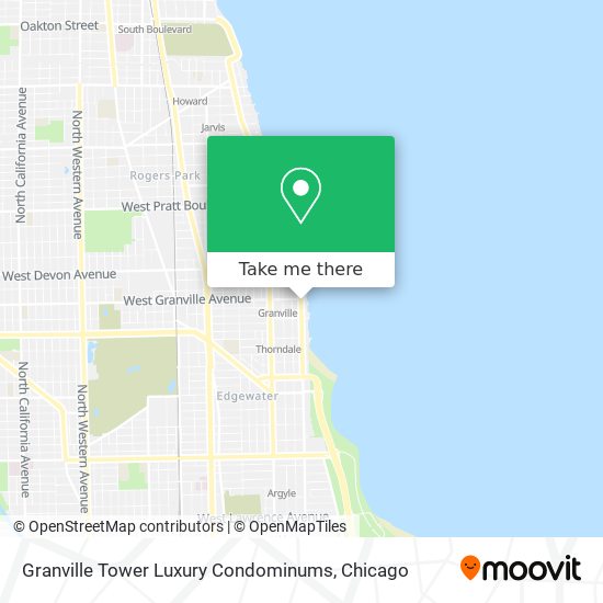 Granville Tower Luxury Condominums map