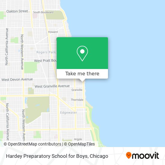 Hardey Preparatory School for Boys map