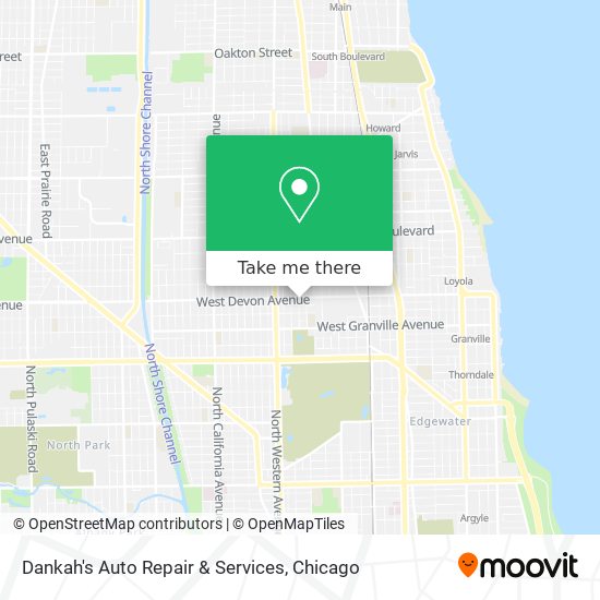 Mapa de Dankah's Auto Repair & Services