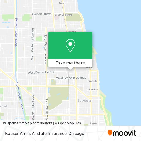 Kauser Amin: Allstate Insurance map