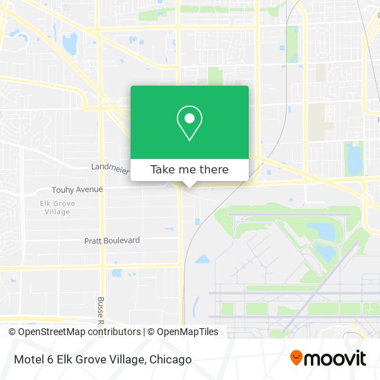 Motel 6 Elk Grove Village map