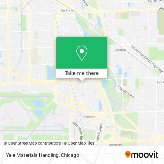 Yale Materials Handling map