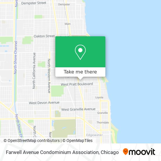 Mapa de Farwell Avenue Condominium Association