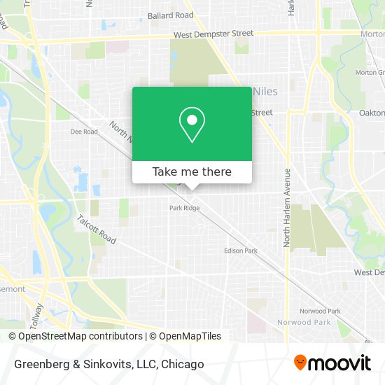 Greenberg & Sinkovits, LLC map