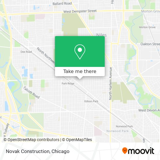 Novak Construction map