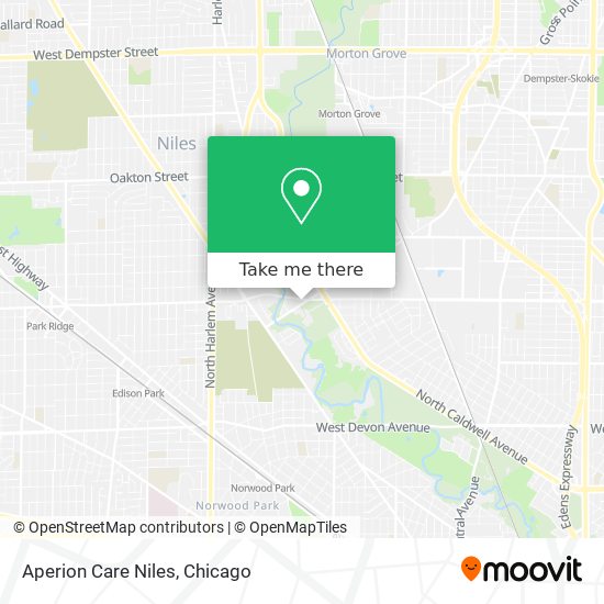 Mapa de Aperion Care Niles