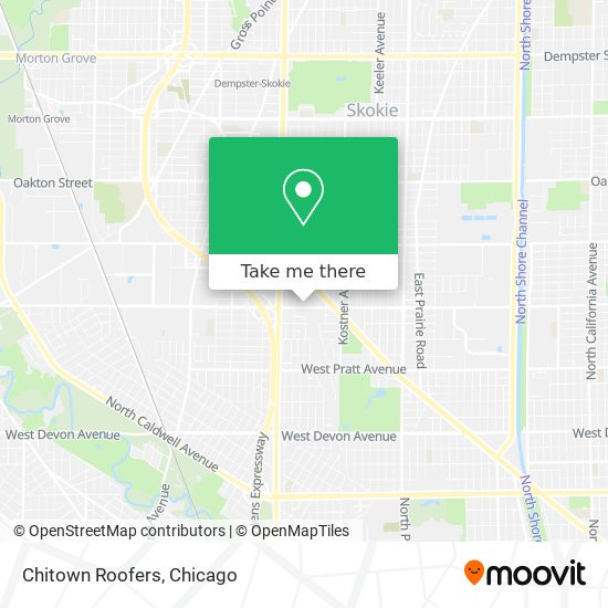 Chitown Roofers map
