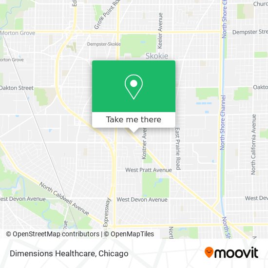 Dimensions Healthcare map