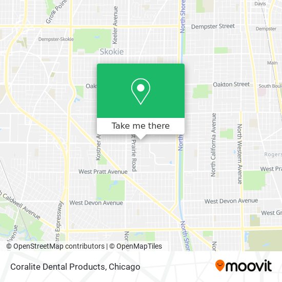 Coralite Dental Products map