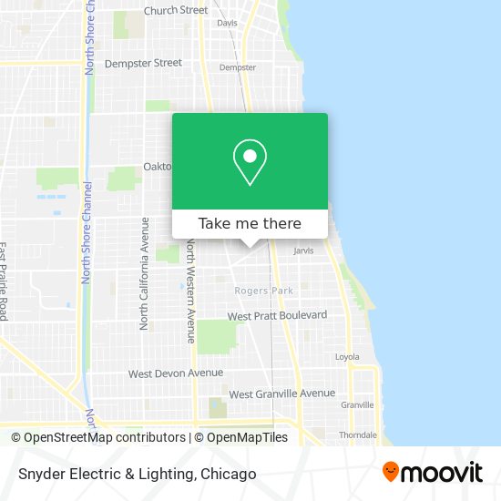 Snyder Electric & Lighting map