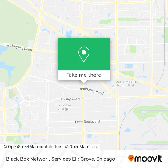 Black Box Network Services Elk Grove map