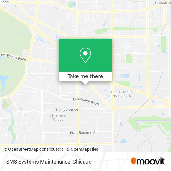 SMS Systems Maintenance map