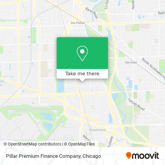 Pillar Premium Finance Company map