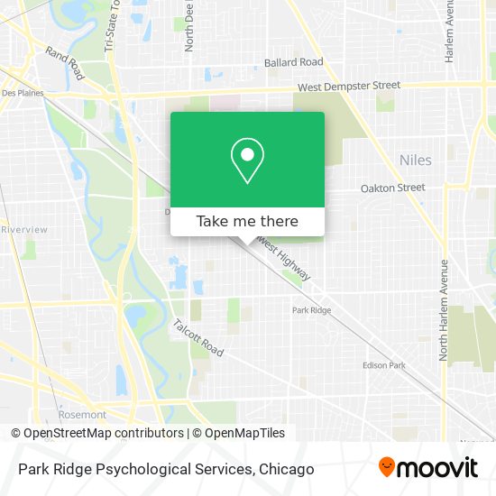 Park Ridge Psychological Services map