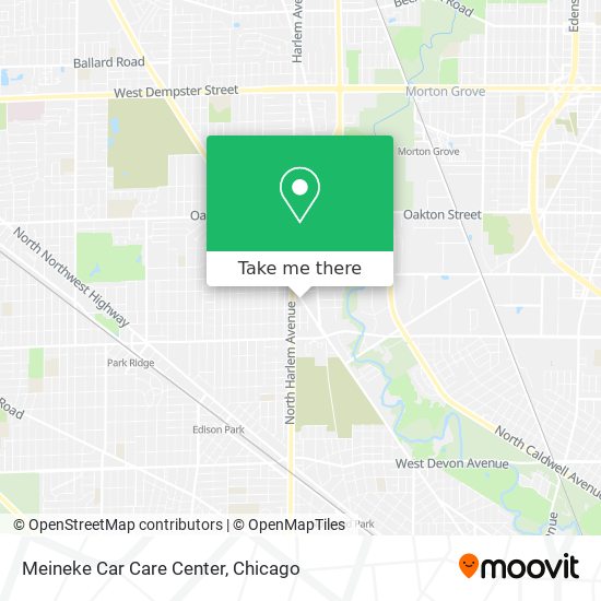 Mapa de Meineke Car Care Center