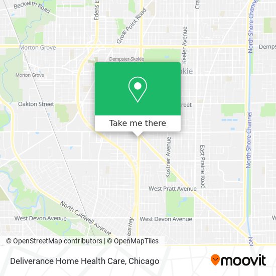 Mapa de Deliverance Home Health Care