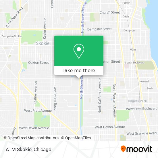 ATM Skokie map