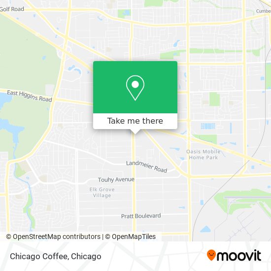 Chicago Coffee map