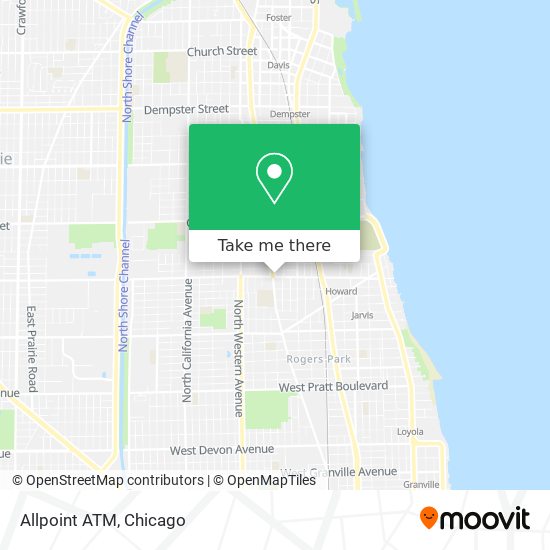 Allpoint ATM map