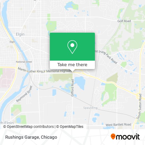 Rushings Garage map