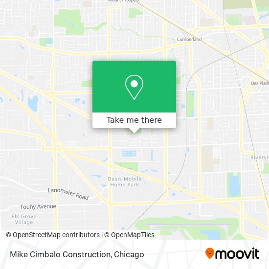 Mike Cimbalo Construction map