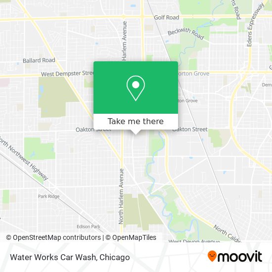 Water Works Car Wash map