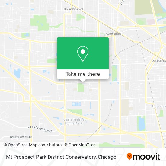 Mt Prospect Park District Conservatory map