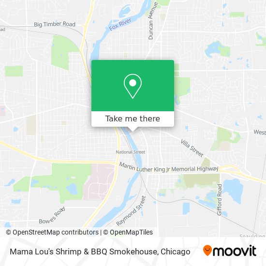 Mapa de Mama Lou's Shrimp & BBQ Smokehouse