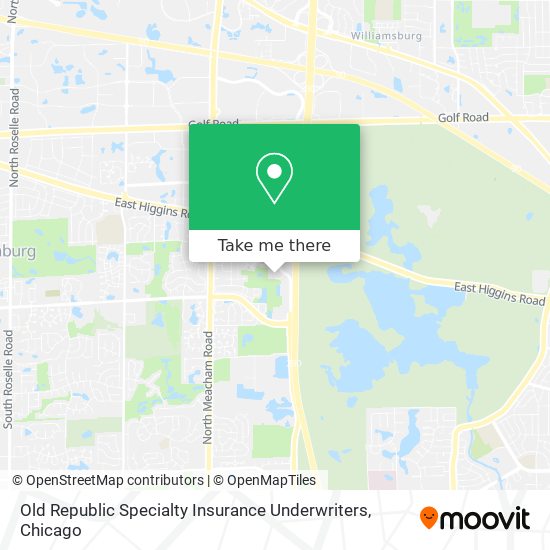 Old Republic Specialty Insurance Underwriters map